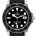 Rolex Yachtmaster White Gold Oysterflex Bracelet Mens Watch 226659 Box Card