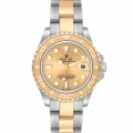 Rolex Yachtmaster 29 Steel Yellow Gold Champagne Dial Ladies Watch 169623