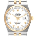 Rolex Oysterquartz Datejust Steel 18k Yellow Gold White Dial Watch 17013 Rolex Oysterquartz Datejust Steel 18k Yellow Gold White Dial Watch 17013