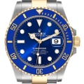 Rolex Submariner 41 Steel Yellow Gold Blue Dial Mens Watch 126613 Unworn