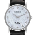 Rolex Cellini Classic White Gold Mother of Pearl Dial Mens Watch 5115