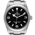 Rolex Explorer I Black Dial Stainless Steel Mens Watch 114270