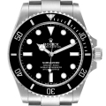 Rolex Submariner Non-Date Ceramic Bezel Steel Mens Watch 124060 Box Card