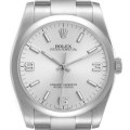 Rolex Oyster Perpetual 36 Silver Dial Steel Mens Watch 116000