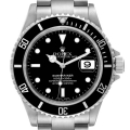 Rolex Submariner Date Black Dial Steel Mens Watch 16610