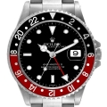 Rolex GMT Master II Black Red Coke Bezel Steel Mens Watch 16710 Box Papers