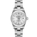 Rolex Date Silver Dial Oyster Bracelet Steel Ladies Watch 79160