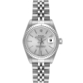 Rolex Datejust 26 Steel White Gold Silver Dial Ladies Watch 79174
