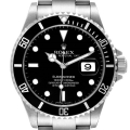 Rolex Submariner Date Black Dial Steel Mens Watch 16610