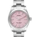 Rolex Midsize 31mm Candy Pink Dial Automatic Steel Ladies Watch 277200 Unworn
