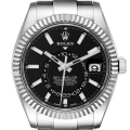 Rolex Sky-Dweller Black Dial Steel White Gold Mens Watch 326934 Box Card Rolex Sky-Dweller Black Dial Steel White Gold Mens Watch 326934 Box Card