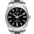 Rolex Oyster Perpetual 34mm Black Dial Steel Mens Watch 124200 Box Card Rolex Oyster Perpetual 34mm Black Dial Steel Mens Watch 124200 Box Card