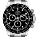 Rolex Daytona Ceramic Bezel Black Dial Steel Mens Watch 116500 Box Card