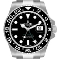 Rolex GMT Master II Black Dial Ceramic Bezel Steel Mens Watch 116710 Box Card