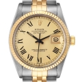 Rolex Datejust Steel Yellow Gold Buckley Dial Vintage Mens Watch 16013 Rolex Datejust Steel Yellow Gold Buckley Dial Vintage Mens Watch 16013