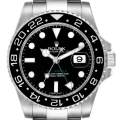 Rolex GMT Master II Black Dial Ceramic Bezel Steel Mens Watch 116710