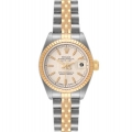 Rolex Datejust Steel Yellow Gold Ivory Anniversary Dial Ladies Watch 69173