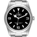 Rolex Explorer I Black Dial Stainless Steel Mens Watch 114270