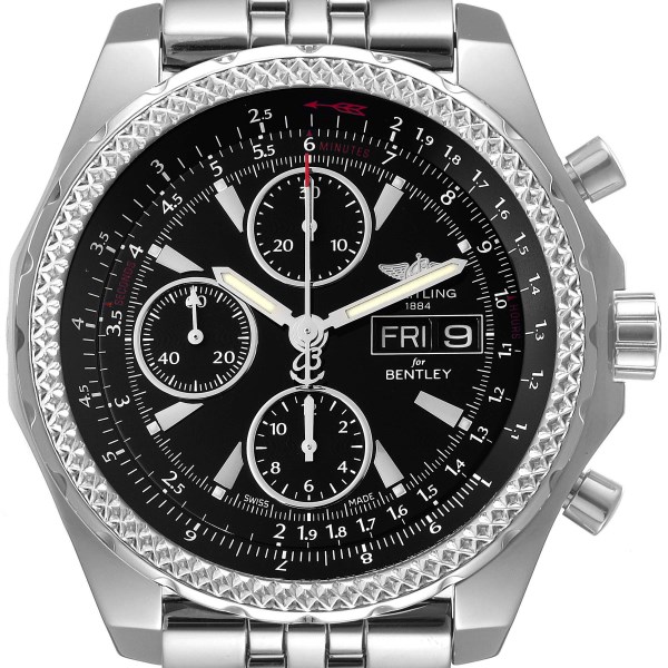 Breitling Bentley Motors GT Special Edition Mens Watch A13362 Box Card