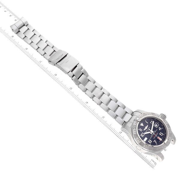 Breitling Aeromarine Avenger II 45 Seawolf Steel Mens Watch A17331 Box Papers