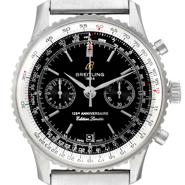 Breitling Navitimer 125th Anniversary Limited Edition Steel Mens Watch A26322