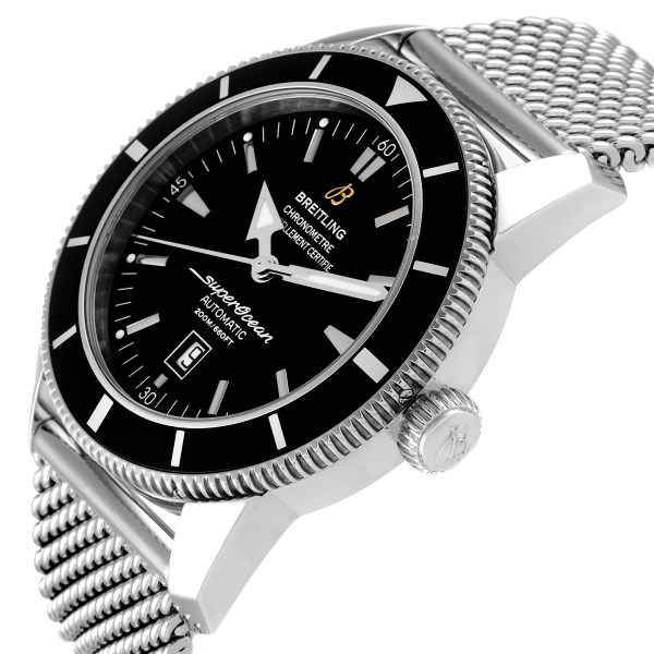 Breitling Superocean Heritage Black Dial Steel Mens Watch A17320