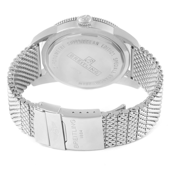 Breitling Superocean Heritage Black Dial Steel Mens Watch A17320