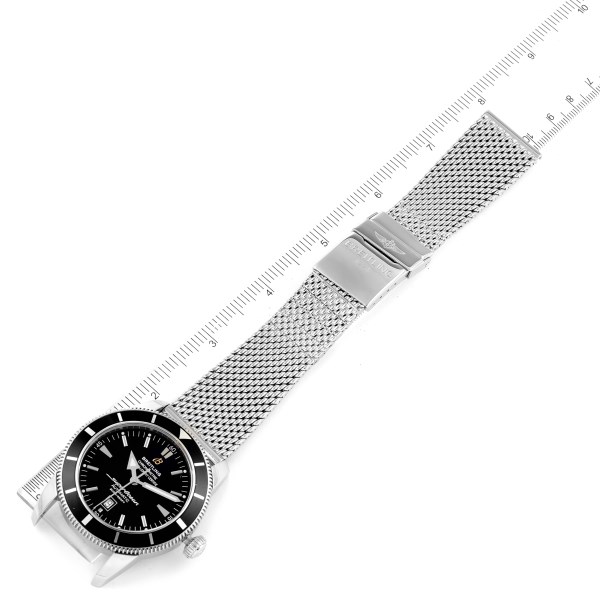 Breitling Superocean Heritage Black Dial Steel Mens Watch A17320