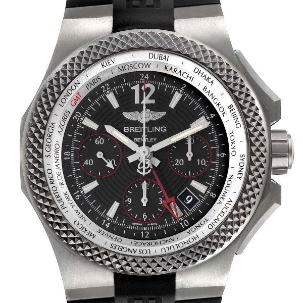 Breitling Bentley GMT Light Body B04 Titanium Mens Watch EB0433 Unworn