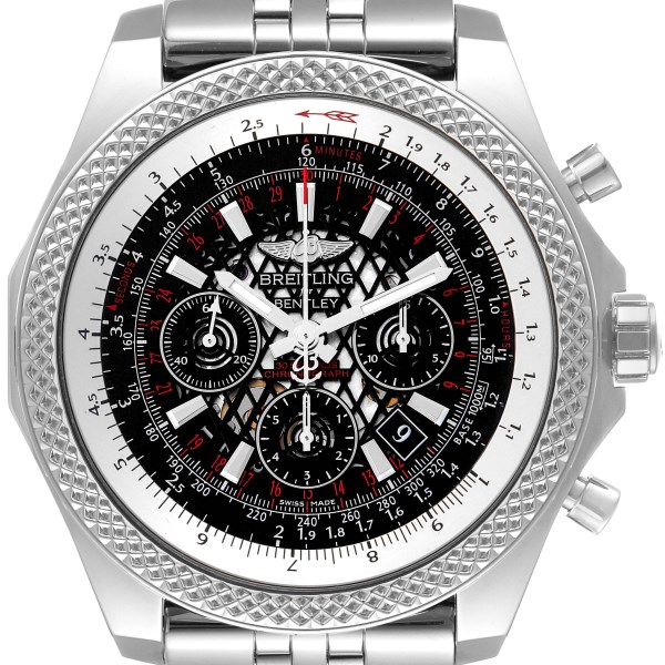 Breitling Bentley B06 Black Dial Chronograph Watch AB0611 Box Papers