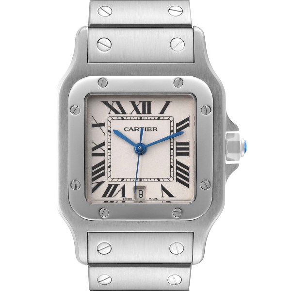 Cartier Santos Galbee Stainless Steel Mens Watch W20060D6