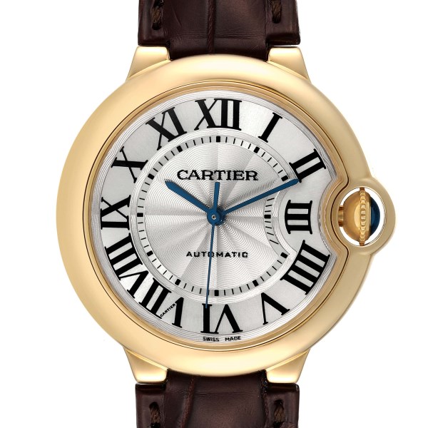 Cartier Ballon Bleu 36 Yellow Gold Automatic Mens Watch W6900356