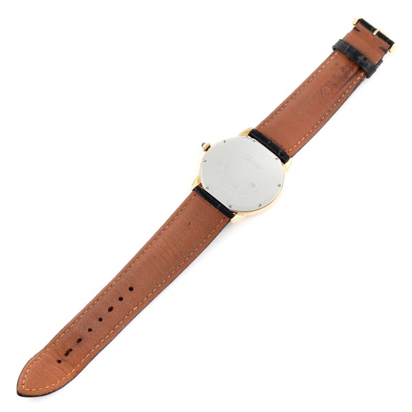 Cartier Ronde Solo 36mm Large Yellow Gold Steel Mens Watch W6700455