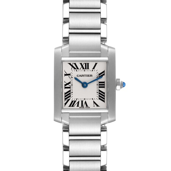 Cartier Tank Francaise Small Silver Dial Steel Ladies Watch W51008Q3 Cartier Tank Francaise Small Silver Dial Steel Ladies Watch W51008Q3