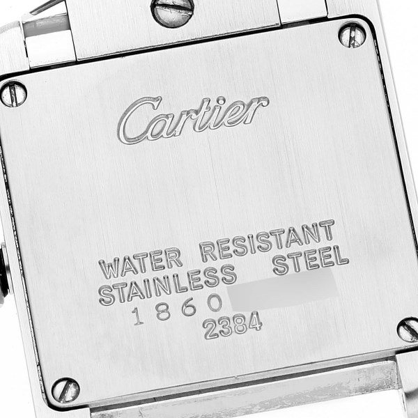 Cartier Tank Francaise Small Silver Dial Steel Ladies Watch W51008Q3