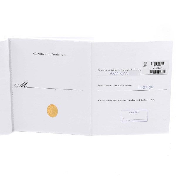 Cartier Tank Solo Rose Gold Steel Brown Strap Ladies Watch W5200024 Box Papers