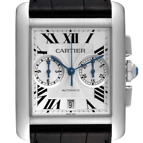 Cartier Tank MC Silver Dial Automatic Chronograph Steel Mens Watch W5330007 Cartier Tank MC Silver Dial Automatic Chronograph Steel Mens Watch W5330007