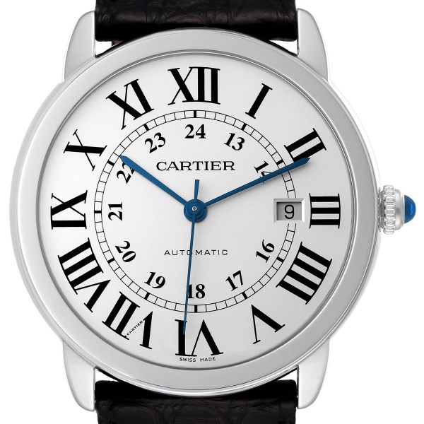 Cartier Ronde Solo XL Silver Dial Automatic Steel Watch WSRN0022