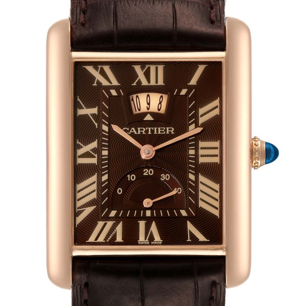 Cartier Tank Louis XL Power Reserve 18k Rose Gold Watch W1560002 Cartier Tank Louis XL Power Reserve 18k Rose Gold Watch W1560002