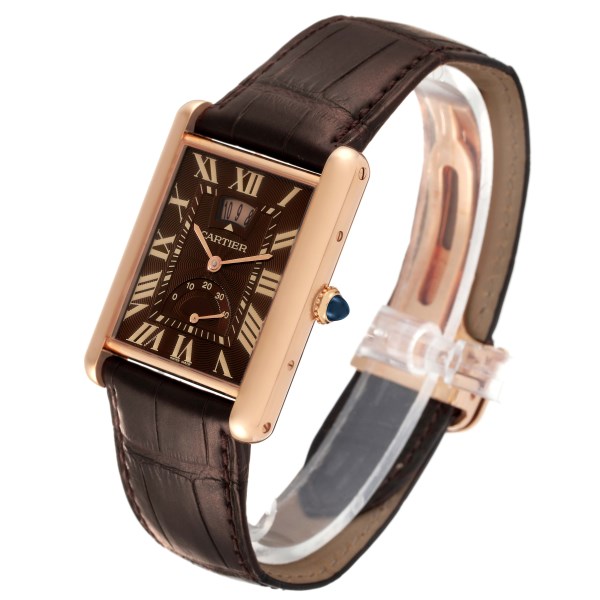 Cartier Tank Louis XL Power Reserve 18k Rose Gold Watch W1560002