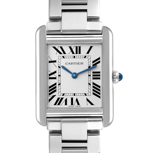 Cartier Tank Solo Small Silver Dial Steel Ladies Watch W5200013 Cartier Tank Solo Small Silver Dial Steel Ladies Watch W5200013