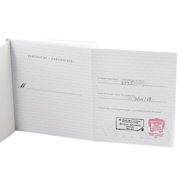 Cartier Ronde Solo Large Silver Dial Steel Mens Watch W6700255 Box Papers