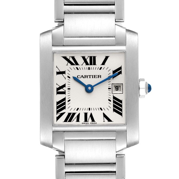 Cartier Tank Francaise Midsize Silver Dial Ladies Watch W51003Q3