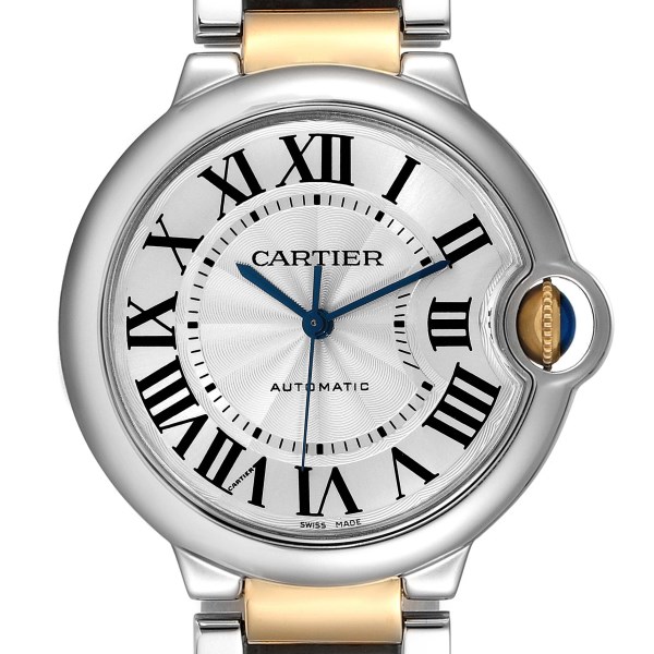 Cartier Ballon Bleu Midsize 36 Steel Yellow Gold Mens Watch W2BB0012 Cartier Ballon Bleu Midsize 36 Steel Yellow Gold Mens Watch W2BB0012