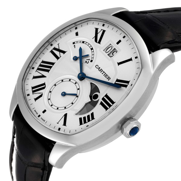 Cartier Drive Retrograde Large Day Night Indicator Mens Watch WSNM0005 Papers