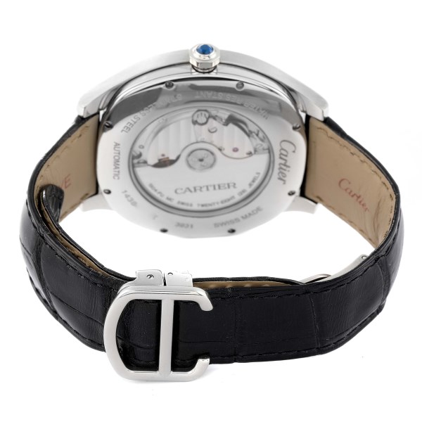 Cartier Drive Retrograde Large Day Night Indicator Mens Watch WSNM0005 Papers