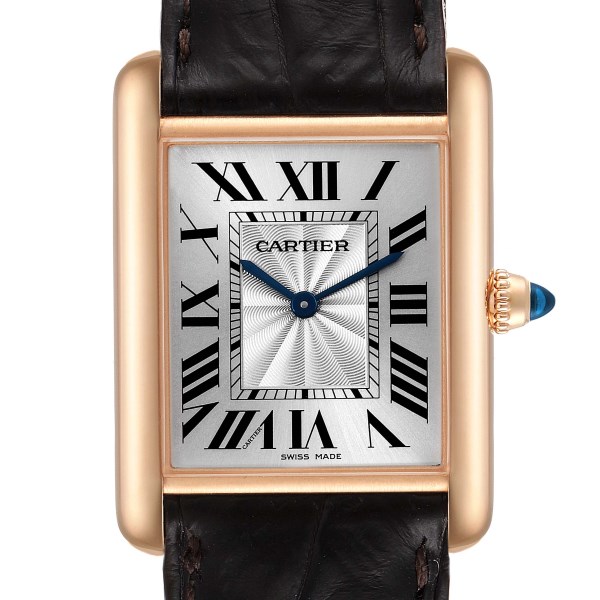 Cartier Tank Louis Rose Gold Mechanical Mens Watch WGTA0011 Box Card Cartier Tank Louis Rose Gold Mechanical Mens Watch WGTA0011 Box Card