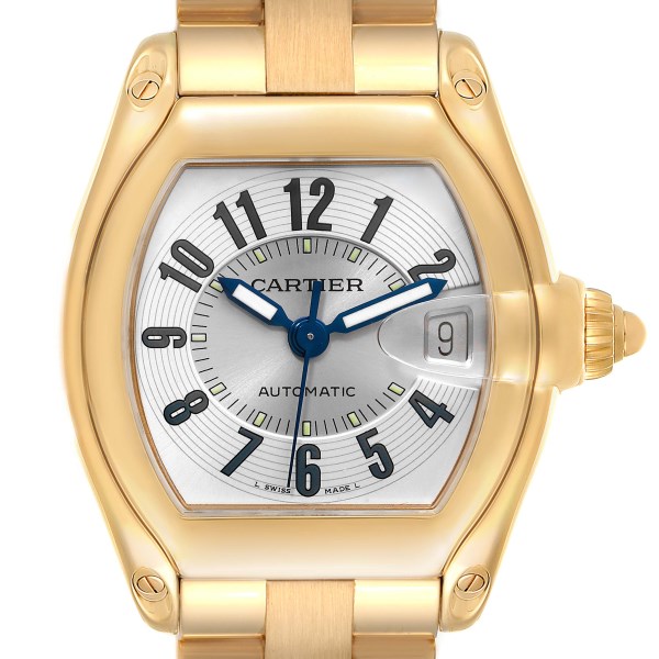 Cartier Roadster 18K Yellow Gold Large Mens Watch W62003V1