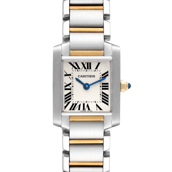 Cartier Tank Francaise Small Steel Yellow Gold Ladies Watch W51007Q4