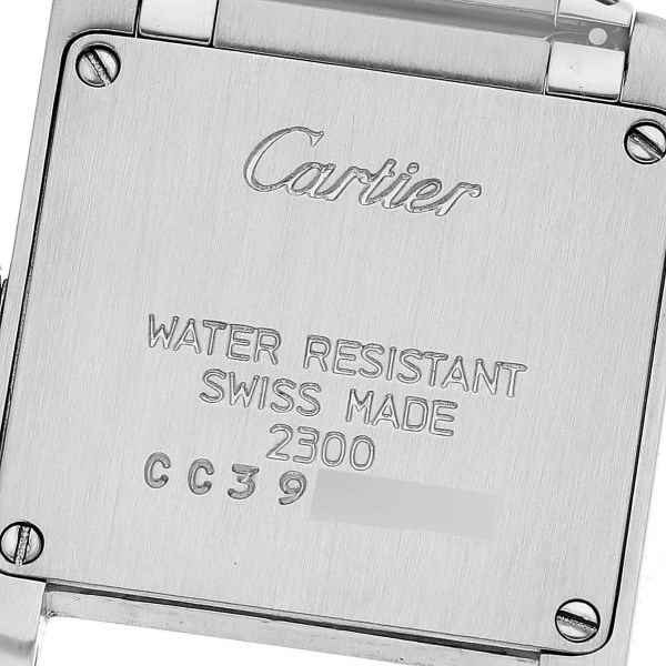 Cartier Tank Francaise Small Silver Dial Steel Ladies Watch W51008Q3 Papers